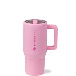 HydroJug Traveler - Water Bottle with Handle & Flip Straw - Leak Resistant Tumbler, Insulated, Stainless Steel & Rubber Base - 1 of 4