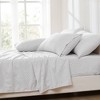 Lush Décor Queen 6pc Circus Wavy Checks Sheet Set Light Gray - 4 of 4