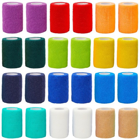 1 Roll Self Adhesive Elastic Bandage 4.5m Colorful Sports Wrap Tape for  Finger Joint Knee First Aid Kit Pet Tape