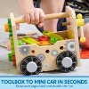 51PCS Kids Wooden Educational Tool Set for Boys Girls, Montessori Toys for 3 4 5 6 Year Old, Learning Construction Toys, Christmas Birthday Gift - 3 of 4