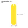 Unique Bargains Fishing Net Repair Line Kits Plastic Netting Needle Shuttle 3 Pcs Yellow 5.12"x1.26"x0.13" - 2 of 4