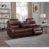Keily - Manual Reclining Sofa - Dark Brown - 3 of 4
