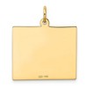 Black Bow Jewelry 14k Yellow Gold Tuesday Start Perpetual Calendar Charm Pendant, 22mm - 3 of 4