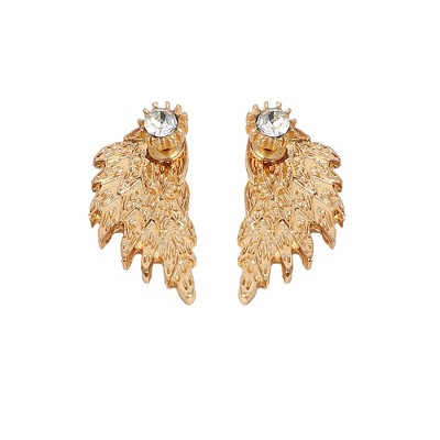 SOHI Women's California Gold The Ecarus Drop Earrings