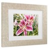 Trademark Fine Art - Leslie Montgomery Star Gazer Matted Framed Art - 3 of 4