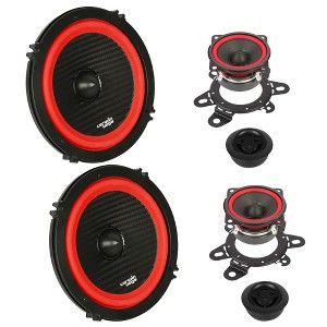 Cerwin-Vega V6525C - 6.5" 3-Way Component Speakers 6.5, 2.5, 1" 120Wrms/360Wmax - 1 of 2