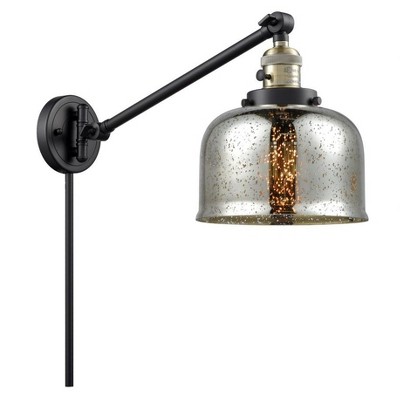 Bell - 1 Light Swing Arm Wall Sconce In Industrial Style-25 Inches Tall and 8 Inches Wide