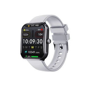 HONGGE Smart Watch with 1.9" Display, Blood Glucose & Oxygen Monitoring, Bluetooth Calling, 108 Sports Modes, Bonus Leather Strap - 1 of 4