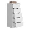 ALEXOUN 5 Drawer Chest, Wood Storage Dresser Cabinet - Modern Minimalist Design, Easy Assembly, Multi-Use Organizer for Bedroom,Office - 4 of 4