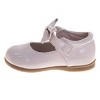 Josmo Baby Girls' Mary Jane Flats with Bow Detail: Non-Slip Sole Wedding Flower Girls' Shoes (Infants/Toddler Sizes) - 3 of 4