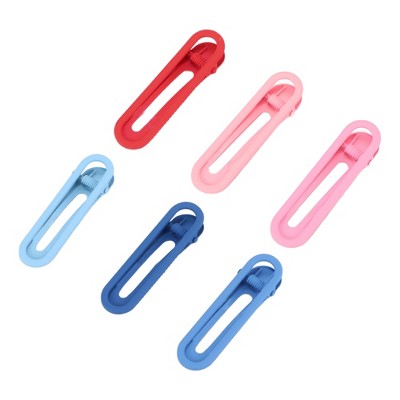 Unique Bargains Women's Classic Fashion Hair Clips 6 Pcs
