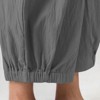 Summer Casual Pants for Women Cotton Blend Linen Pants with Pockets Calf Length Cuff Lounge Pants Harem pants for Summer Beach Resorts Outfits - 2 of 4