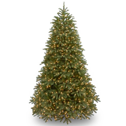 National Tree Company 7.5 Ft. Jersey Fraser Fir Medium Tree With Dual ...