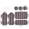 Unique Bargains Universal Car Colorful Blanket Bucket Seat Pad - 4 of 4