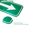 Unique Bargains Aluminum Reflective Outdoor Lawn Arrow Sign 1 Pc - 2 of 4
