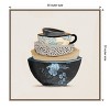 Amanti Art A Stack Of Blue Bowls by Patricia Pinto Canvas Wall Art Print Framed 30 x 30-in. - 3 of 4