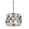 Elegant Lighting Madison Collection Pendant D:12in H:9in Lt:3 Polished Nickel Finish (Royal Cut Crystals) - 3 of 4