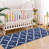 Modern Rug Non Slip Low Pile Rug Soft Contemporary Throw Floor Cover Foldable Indoor Carpet for Living Room Bedroom Playroom Nursery - 3 of 4