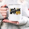 Teach Checkered Coquette Bow Mug, Retro Gift for Trendy Teachers | OrnamentallyYou - 3 of 4