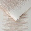 Tornado Stripe Pearl White and Rose Gold Paste the Wall Wallpaper - 3 of 4