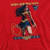 Wonder Woman Ww 80th Stance Adult Pull-Over Hoodie - 2 of 4