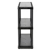 Gracious Living 3 Shelf Fixed Height Solid Light Duty Storage Unit 12 x 24 x 33" Organizer System for Home, Garage, Basement, and Laundry - 4 of 4