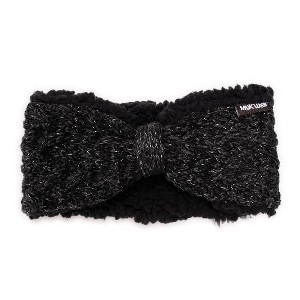 MUK LUKS Women's Butterfly Acrylic & Lurex Cable Headband - 1 of 3