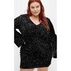 Women's Plus Size Sequin Neptune Dress - black | CITY CHIC - image 2 of 4