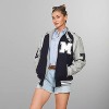 Members Only Women's Oversized Varsity Jacket - 3 of 4