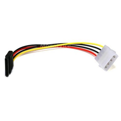 Monoprice SATA Power Cable- 0.5 Feet - 15-Pin Female to Molex 4-Pin Male Power Adapter