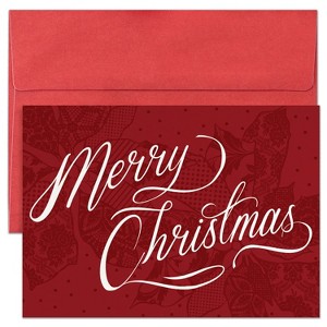 Masterpiece Studios Holiday Collection Brights Cards 16 Cards/Envelopes, Bright & Merry Christmas, 5.6" x 7.8" - 1 of 1