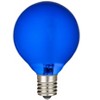 Novelty Lights 25 Pack RetroGlo G40 LED Filament Bulbs, E12/C7 Candelabra Base Outdoor String Light Replacement Bulbs - 3 of 4