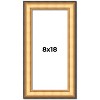 PosterPalooza | Panoramic Traditional Gold Picture Frame - UV Acrylic, Foam Board Backing, Hanging Hardware - 2 of 4