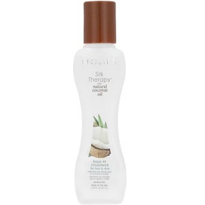 BioSilk Silk Therapy with Coconut Oil Leave-In Treatment (2.26 oz) | Moisturizing & Nourishing Serum for Smooth, Shiny Hair | Ideal for All Hair Types - 1 of 2