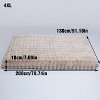 Artloge Plush Pet Bed Washable Dog Mat Crate Bed Anti-Slip Kennel Mattress Deluxe Sleeping Mat for Puppy & Large Dogs with Removable Cover - 2 of 4