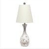 Malibu Curved Mosaic Seashell Table Lamp with Accents White - Lalia Home - 3 of 4