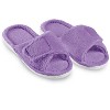 Collections Etc Adjustable Open Toe Slippers - 3 of 4