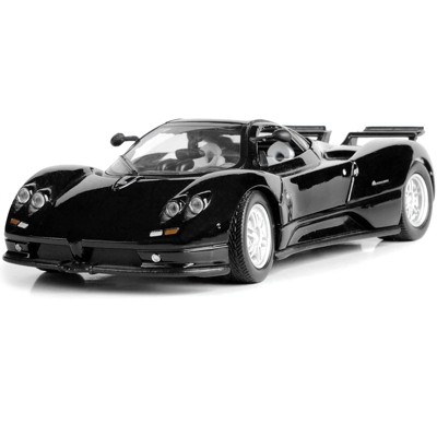 Pagani Zonda C12 Black 1/24 Diecast Car Model by Motormax