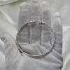Better Jewelry, Double Halo .925 Sterling Silver West Indian Bangle, 1 piece - 4 of 4
