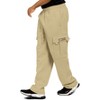G-Style USA Men's Solid Fleece Heavyweight Cargo Pants - 2 of 4