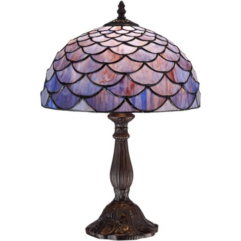 Robert Louis Traditional Accent, Brown Blue End Table Lamps