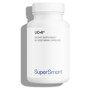 SuperSmart UC II Supplement 40mg per Day (Premium Collagen) - Undenatured Type II Collagen Supplement | Non-GMO & Gluten Free - 60 Vegetarian Capsules - 1 of 1
