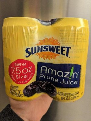 Sunsweet Juice Drink Prune Cans (7.5 oz x 4 ct)