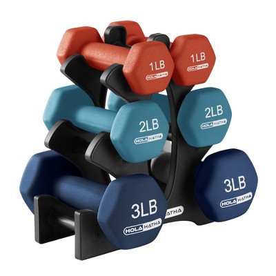 thumbnail image 2 of OKUGAFIT A-Frame Dumbbell Rack - 4 Tier Stand For 5-15 Lb Weights 2 of 5