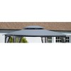 Sevobal Patio Umbrellas Patio Double Roof Gazebo Replacement Canopy Top Fabric, UV-Resistant Material, Top Cover Only, Gray, 157.5"*118"*33.5" - 2 of 4