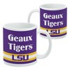 Geaux Tigers LSU Ceramic Coffee Mug Novelty Gift Mugs for Coffee Tea and Hot Drinks 11oz White - 2 of 4