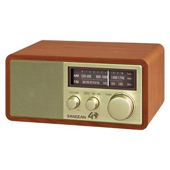 Sangean® WR-11SE 40th Anniversary Edition Hi-Fi Tabletop Retro Wooden Cabinet AM/FM Analog Radio Receiver