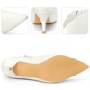 Perphy Women's Pointed Toe V Shape Stiletto Heel Ankle Booties - 3 of 4