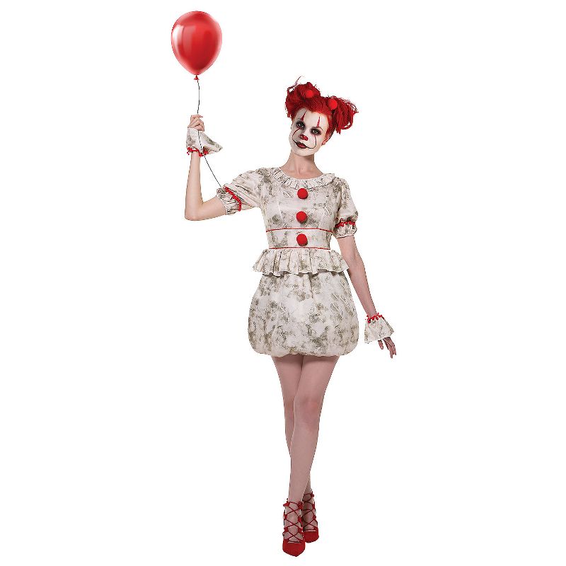 Living Fiction Womens Creepy Dancing Clown, 1 of 2