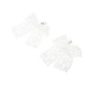 Unique Bargains Lace Bow Design Shoelace Charms 1 Pair - 4 of 4